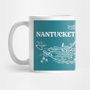 Nantucket Map Mug